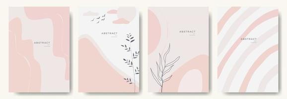 moderne abstracte backgrounds.minimal trendy stijl. verschillende vormen opzetten ontwerpsjablonen goed voor achtergrondkaart groet behang brochure flyer uitnodiging en andere. vector illustratie