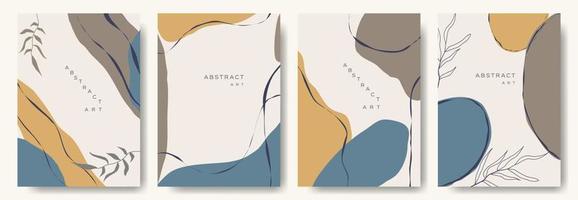 moderne abstracte backgrounds.minimal trendy stijl. verschillende vormen opzetten ontwerpsjablonen goed voor achtergrondkaart groet behang brochure flyer uitnodiging en andere. vector illustratie