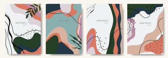 moderne abstracte backgrounds.minimal trendy stijl. verschillende vormen opzetten ontwerpsjablonen goed voor achtergrondkaart groet behang brochure flyer uitnodiging en andere. vector illustratie