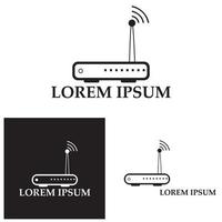 router pictogram vector illustratie ontwerp