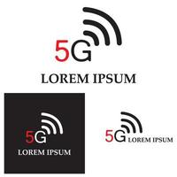 5g pictogram sjabloon vector logo afbeelding