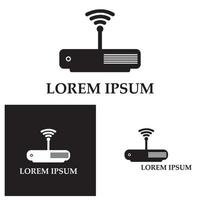 router pictogram vector illustratie ontwerp