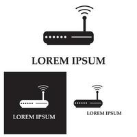 router pictogram vector illustratie ontwerp