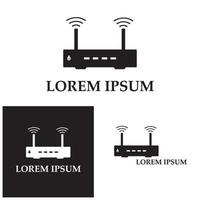 router pictogram vector illustratie ontwerp