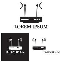 router pictogram vector illustratie ontwerp