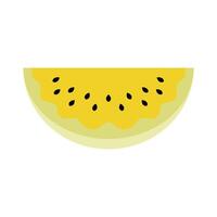 fruit meloen vector cartoon plat ontwerp