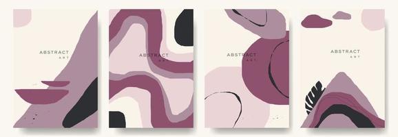 moderne abstracte vector backgrounds.minimal trendy stijl. verschillende vormen opzetten ontwerpsjablonen goed voor achtergrondkaart groet behang brochure flyer uitnodiging en andere. vector illustratie