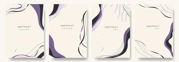 moderne abstracte vector backgrounds.minimal trendy stijl. verschillende vormen opzetten ontwerpsjablonen goed voor achtergrondkaart groet behang brochure flyer uitnodiging en andere. vector illustratie