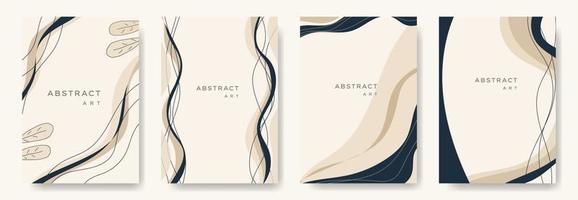 moderne abstracte vector backgrounds.minimal trendy stijl. verschillende vormen opzetten ontwerpsjablonen goed voor achtergrondkaart groet behang brochure flyer uitnodiging en andere. vector illustratie