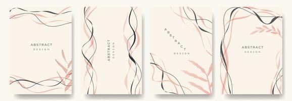 moderne abstracte vector backgrounds.minimal trendy stijl. verschillende vormen opzetten ontwerpsjablonen goed voor achtergrondkaart groet behang brochure flyer uitnodiging en andere. vector illustratie