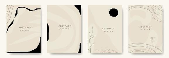 moderne abstracte vector backgrounds.minimal trendy stijl. verschillende vormen opzetten ontwerpsjablonen goed voor achtergrondkaart groet behang brochure flyer uitnodiging en andere. vector illustratie