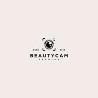 schoonheid camera logo sjabloon vector