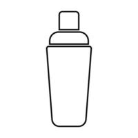 shaker zwarte kleur pictogram. vector