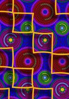 Afrikaanse wax print stof naadloze, etnische handgemaakte sieraad voor uw ontwerp, afro etnische bloemen en tribale motieven geometrische elementen. vector textuur, afrika kleurrijke textiel ankara mode-stijl