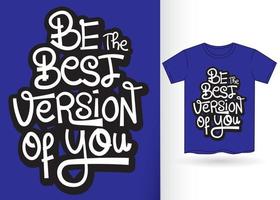 hand belettering slogan voor t-shirt vector