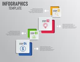 Infographics van bedrijfspresentatie