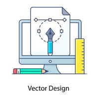 vector ontwerp platte omtrek pictogram