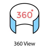360 graden concepten vector