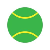 tennisbal pictogram. andere kleur . vector