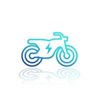 elektrische fiets vector icon