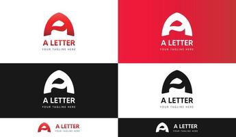 een brief logo ontwerp. bedrijfslogo vectorillustratie vector