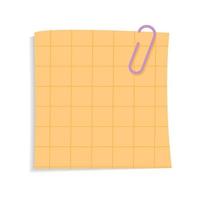 papier plaknotitie platte vector icon