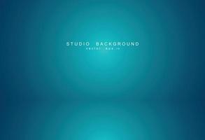 lege blauwe studio kamer achtergrond. licht interieur met copyspace voor uw creatieve project. vector illustratie eps 10
