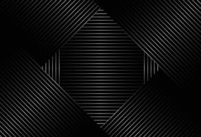 abstracte zwarte achtergrond met diagonale lijnen, gradiënt vector retro lijnpatroon ontwerp. monochrome afbeelding.