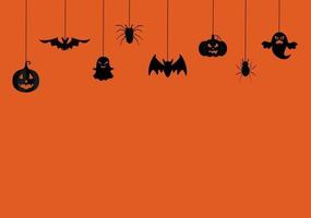 Halloween nacht feest achtergrond bestemmingspagina illustratie vector