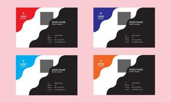 print corporate 2 identiteitskaart creatief eenvoudig minimaal creatief vector