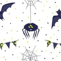 Halloween naadloos patroon. vector illustratie