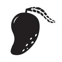 hand getrokken doodle zwart fruit. vector