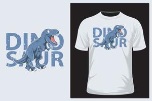 sneeuw dinosaurus t-shirt vector