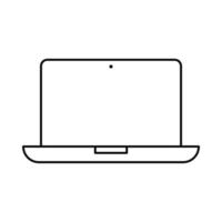 laptop apparaatpictogram vector