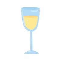 wijnglas drinken vector