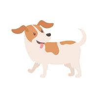 schattig hond huisdier vector