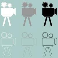 cine projector of filmprojector icoon. vector