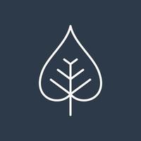 blad pictogram logo sjabloon, gebruikt voor milieu en planten. vector