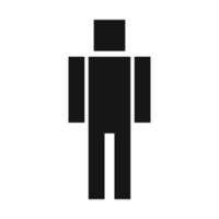 mannelijk pictogram, mannelijk teken vector
