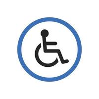 handicap handicap icoon vector