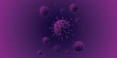 gevaarlijke pandemische coronavirus covid19 griep met groene achtergrond vector