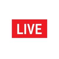 live stream, live icoon, live streaming icoon symbool vector