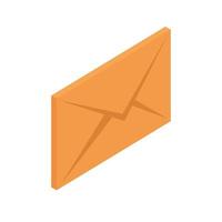 envelop mail isometrisch vector