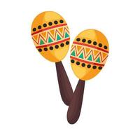 maracas muziekinstrumenten vector