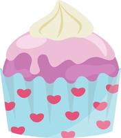 heerlijk cupcake pictogram illustratie ontwerp vector