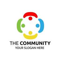 illustratie vector ontwerp van gemeenschap logo sjabloon voor zaken of bedrijf