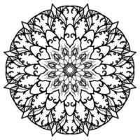 mandala sieraad of bloem achtergrondontwerp. vector