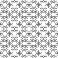zwart en wit delicaat naadloos patroon vector