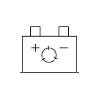 auto auto batterij vermogen icoon vector