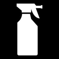 huishoudelijke chemicaliën pictogram witte kleur vector illustratie afbeelding vlakke stijl